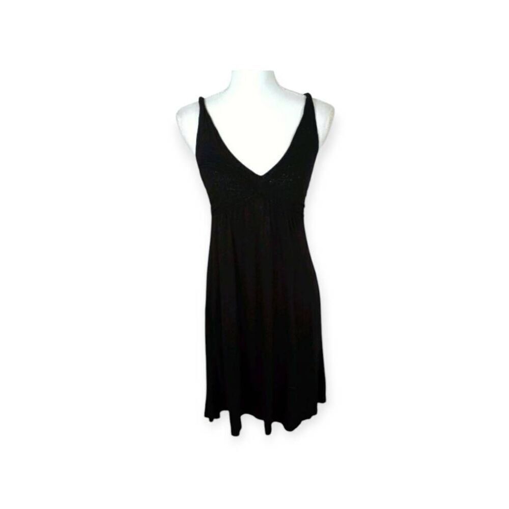 XX3 BLACK & METALLIC SILVER DRESS SZ.S EUC